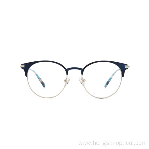 Stainless Steel Eyeglasses Unisex Vintage Round Metal Frame Glasses